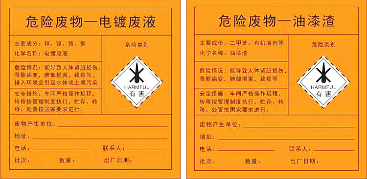 危廢標(biāo)識(shí) 危廢標(biāo)識(shí)